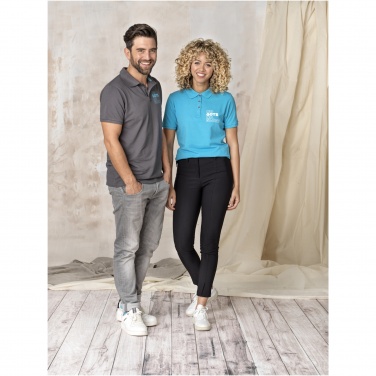 Logo trade promotional merchandise image of: Beryl short sleeve men's organic recycled polo