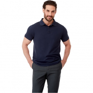 Logotrade business gifts photo of: Beryl short sleeve men's organic recycled polo