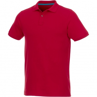 Logo trade promotional merchandise photo of: Beryl short sleeve men's organic recycled polo