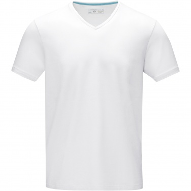 Logotrade promotional giveaways photo of: Kawartha short sleeve men's organic V-neck t-shirt