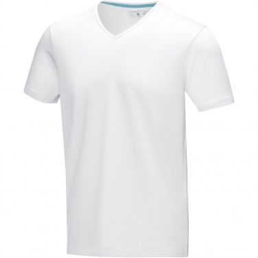Logotrade promotional merchandise image of: Kawartha short sleeve men's organic V-neck t-shirt