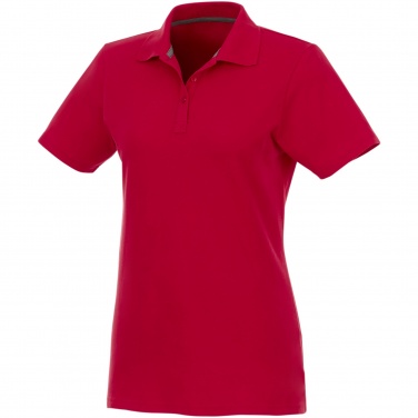 Logo trade promotional giveaways picture of: Helios short sleeve women's polo