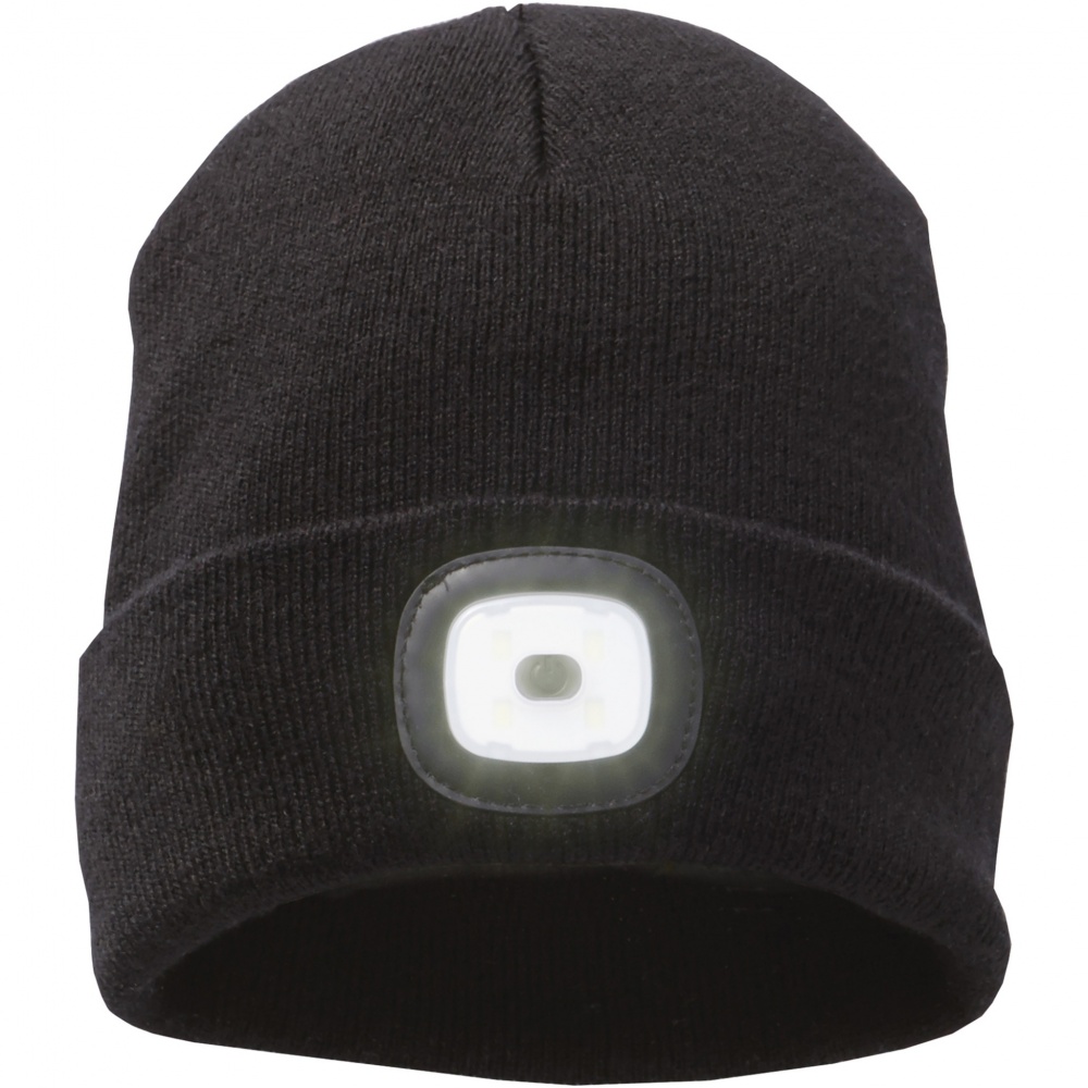 Logo trade promotional giveaways picture of: Mighty LED knit beanie