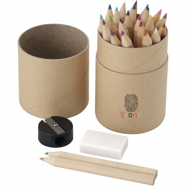 Logotrade business gift image of: Woodby 26-piece coloured pencil set