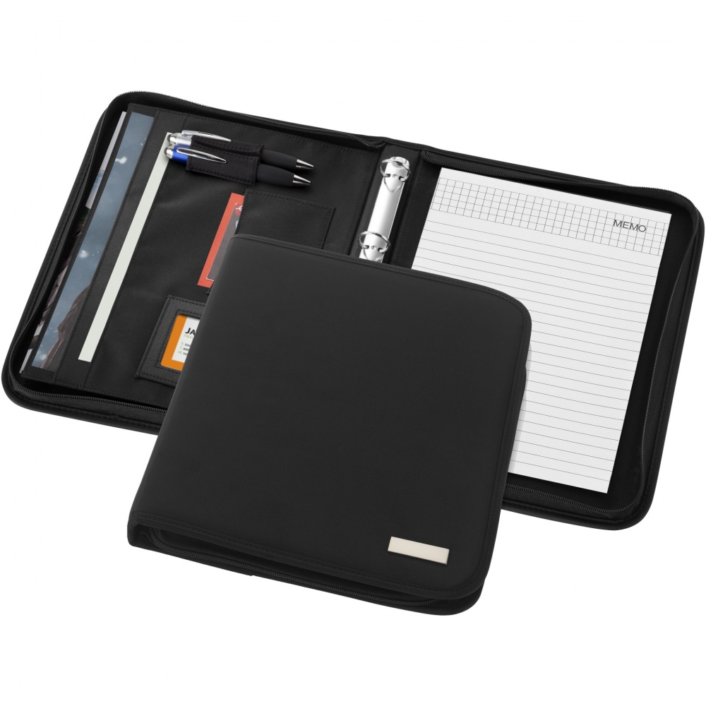 Logotrade corporate gift image of: Stanford deluxe A4 zippered portfolio