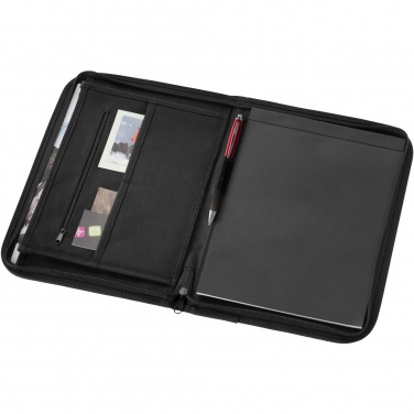 Logo trade promotional items image of: Berkely A4 zippered portfolio
