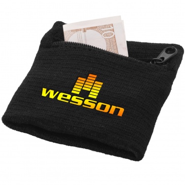 Logo trade promotional giveaway photo of: Brisky performance wristband with zippered pocket