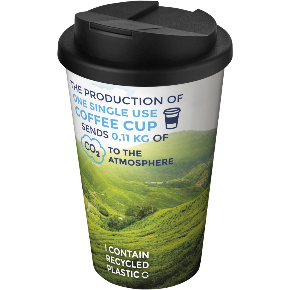 Logotrade promotional giveaway image of: Brite-Americano® 350 ml tumbler with spill-proof lid