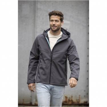 Logo trade business gifts image of: Coltan men’s GRS recycled softshell jacket