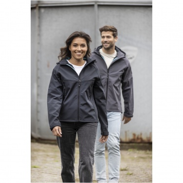 Logo trade promotional products image of: Coltan women’s GRS recycled softshell jacket