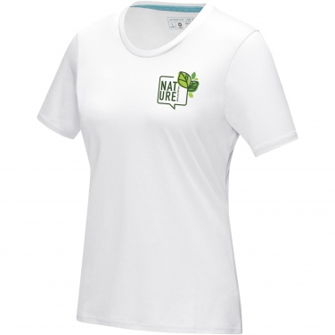 Logo trade promotional merchandise photo of: Azurite short sleeve women’s organic t-shirt