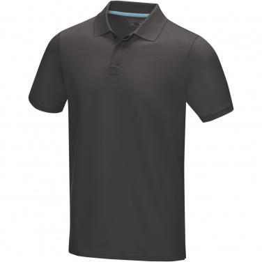 Logotrade promotional product picture of: Graphite short sleeve men’s organic polo