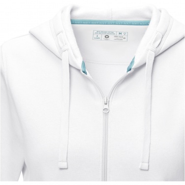 Logotrade promotional merchandise photo of: Ruby women’s organic recycled full zip hoodie