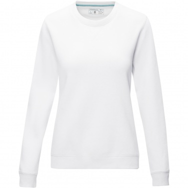 Logo trade promotional gift photo of: Jasper women’s organic recycled crewneck sweater