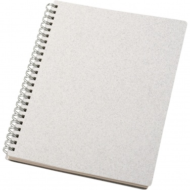 Logo trade business gift photo of: Bianco A5 size wire-o notebook