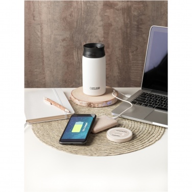 Logo trade promotional items picture of: Naka 5W wheat straw wireless charging pad