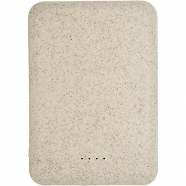 Logotrade promotional merchandise picture of: Asama 5000 mAh wheat straw power bank