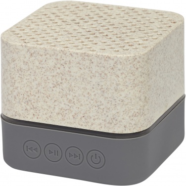 Logotrade promotional product picture of: Aira wheat straw Bluetooth® speaker