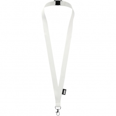 Logotrade advertising product picture of: Tom recycled PET lanyard with breakaway closure