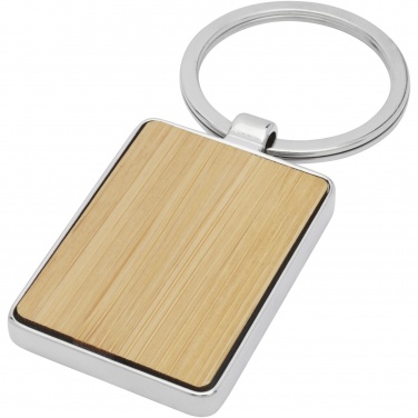 Logotrade promotional giveaway picture of: Neta bamboo rectangular keychain