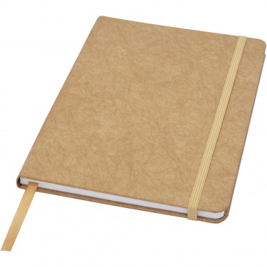 Logo trade promotional merchandise image of: Breccia A5 stone paper notebook
