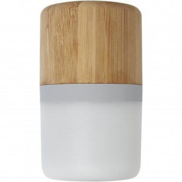 Logotrade promotional products photo of: Aurea bamboo Bluetooth® speaker with light 