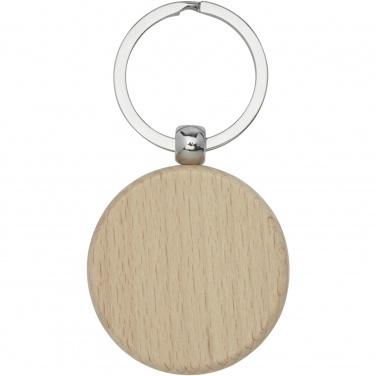 Logotrade promotional giveaways photo of: Giovanni beech wood round keychain