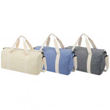 Logotrade promotional products photo of: Pheebs 450 g/m² recycled cotton and polyester duffel bag 24L