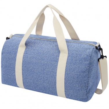 Logo trade promotional giveaways picture of: Pheebs 450 g/m² recycled cotton and polyester duffel bag 24L
