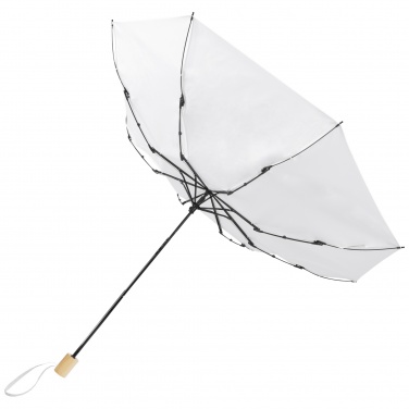 Logo trade promotional gift photo of: Birgit 21'' foldable windproof recycled PET umbrella