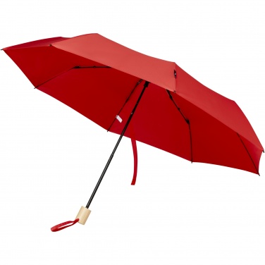 Logo trade promotional products image of: Birgit 21'' foldable windproof recycled PET umbrella