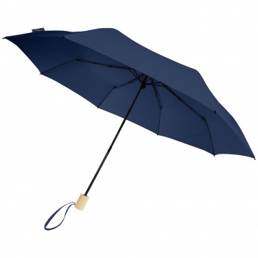 Logotrade advertising product picture of: Birgit 21'' foldable windproof recycled PET umbrella
