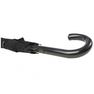 Logotrade business gift image of: Fontana 23" auto open umbrella with carbon look and crooked handle