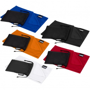 Logo trade promotional giveaways image of: Raquel cooling towel made from recycled PET 80x30 cm
