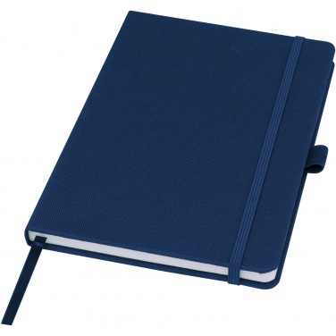 Logo trade promotional giveaways picture of: Honua A5 recycled paper notebook with recycled PET cover