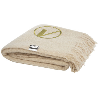 Logotrade promotional gift image of: Ivy GRS certified RPET blanket