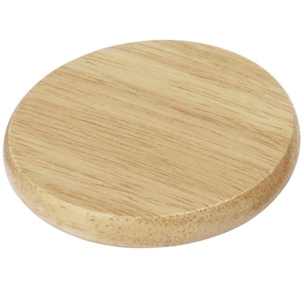 Logotrade promotional item image of: Scoll wooden coaster with bottle opener