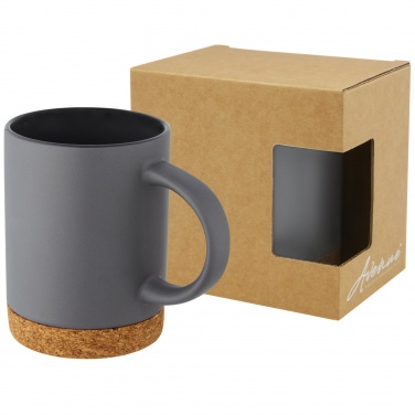 Logotrade promotional product picture of: Neiva 425 ml ceramic mug with cork base