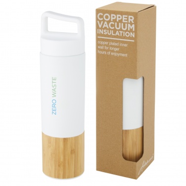 Logo trade advertising product photo of: Torne 540 ml  stainless steel bottle with bamboo outer wall