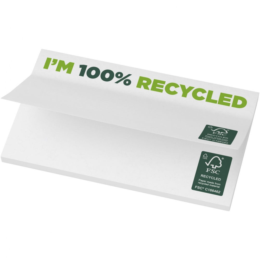 Logotrade promotional product picture of: Sticky-Mate® recycled sticky notes 127 x 75 mm