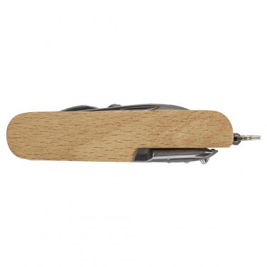 Logo trade promotional giveaways picture of: Richard 7-function wooden pocket knife