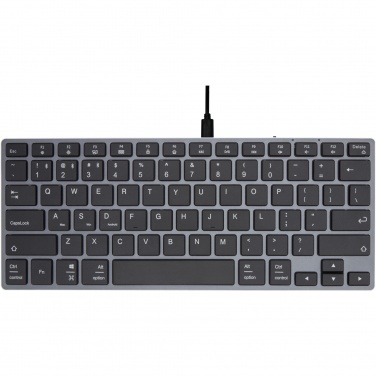 Logo trade corporate gifts image of: Hybrid performance Bluetooth keyboard - QWERTY