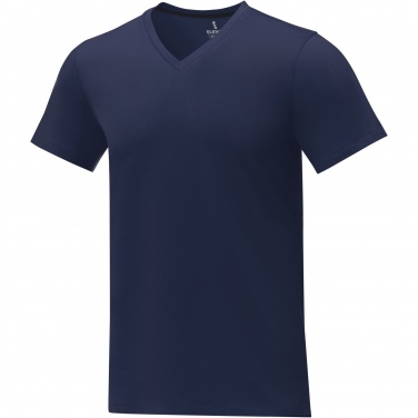 Logo trade promotional merchandise picture of: Somoto short sleeve men's V-neck t-shirt 