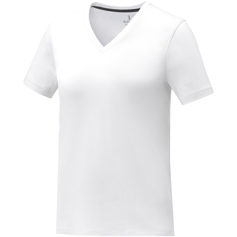 Logotrade promotional item image of: Somoto short sleeve women's V-neck t-shirt 