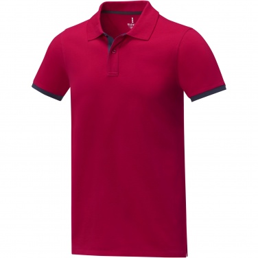 Logo trade corporate gift photo of: Morgan short sleeve men's duotone polo