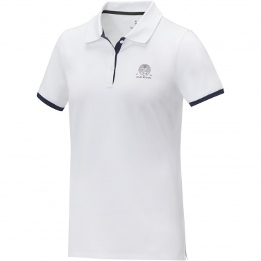 Logotrade promotional merchandise picture of: Morgan short sleeve women's duotone polo