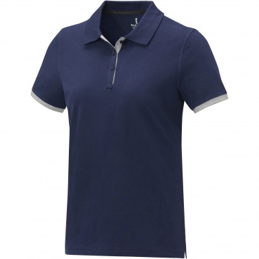 Logotrade promotional giveaway picture of: Morgan short sleeve women's duotone polo