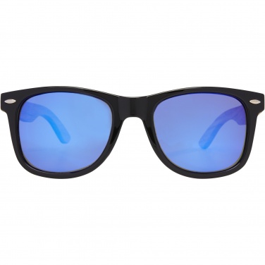 Logotrade promotional item image of: Hiru rPET/wood mirrored polarized sunglasses in gift box