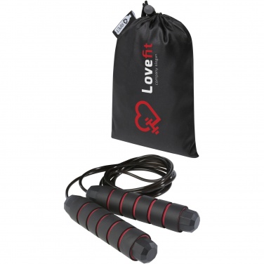 Logotrade promotional product image of: Austin soft skipping rope in recycled PET pouch