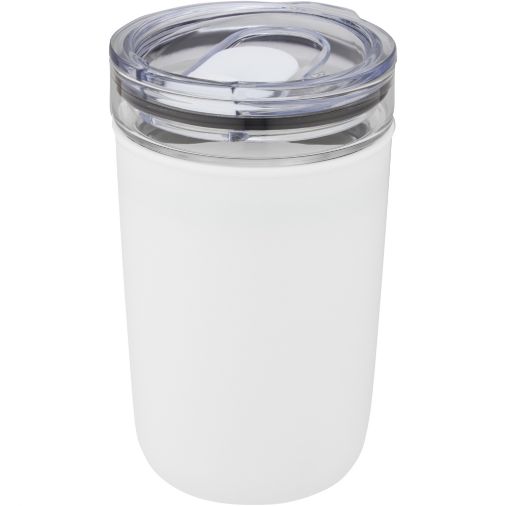 Logo trade advertising products image of: Bello 420 ml glass tumbler with recycled plastic outer wall